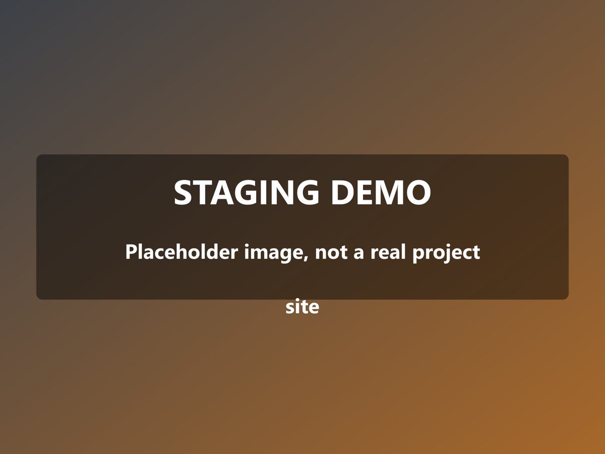 Staging demo image, placeholder only